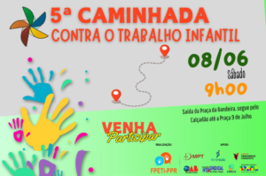 Leia mais sobre o artigo V Caminhada em Presidente Prudente: “Não leve na brincadeira. Trabalho infantil é ilegal”