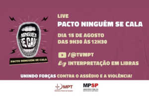 Leia mais sobre o artigo Live do Pacto Ninguém se Cala aborda violência doméstica