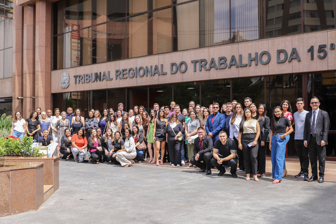 No momento, você está visualizando Estudantes de Direito de Bauru e Piracicaba visitam sede do TRT-15