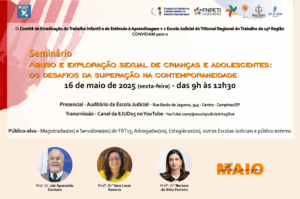 Leia mais sobre o artigo Maio Laranja: TRT-15 realiza seminário sobre combate ao abuso e exploração sexual infantil