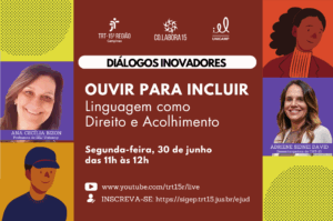 Leia mais sobre o artigo Inscrições abertas: Diálogos Inovadores debate linguagem e inclusão na segunda-feira (30/6)