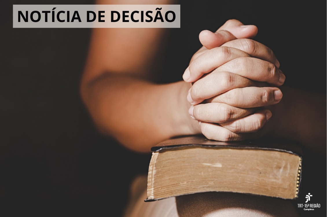 No momento, você está visualizando 8ª Câmara reconhece vínculo de emprego entre igreja e esposa de pastor