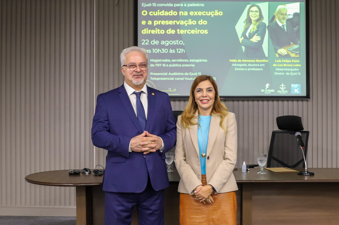 No momento, você está visualizando Palestra da Ejud destaca o cuidado na execução e os direitos de terceiros