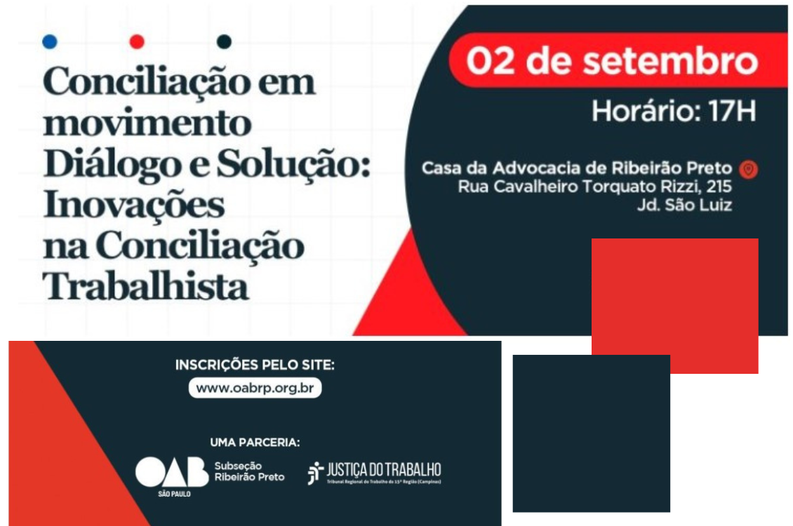 No momento, você está visualizando Cejusc e OAB de Ribeirão Preto promovem segunda edição do projeto Conciliação em Movimento