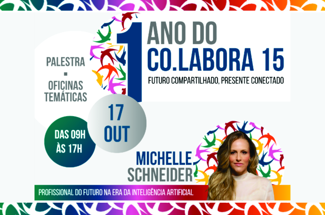 No momento, você está visualizando Co.Labora 15 comemora um ano na sexta-feira com palestras e oficinas; inscrições estão abertas