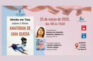 Leia mais sobre o artigo Projeto Direito em Tela será sobre o filme “Anatomia de uma queda”