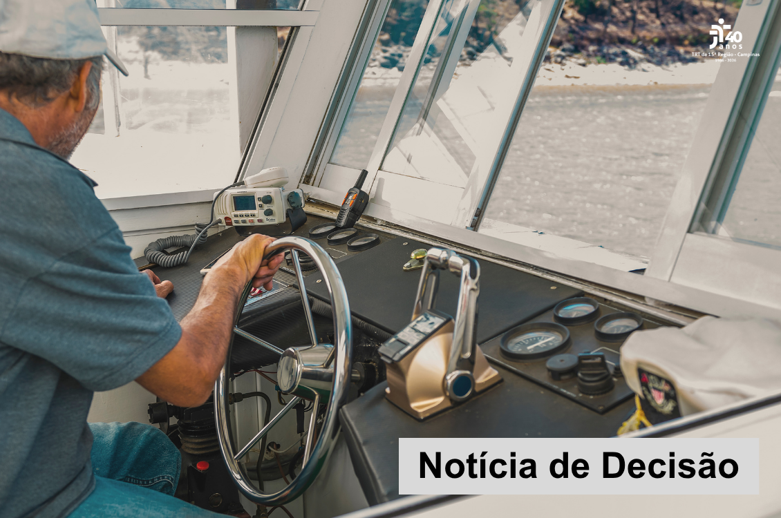 No momento, você está visualizando Marinheiro de lancha é indenizado por acidente de trabalho