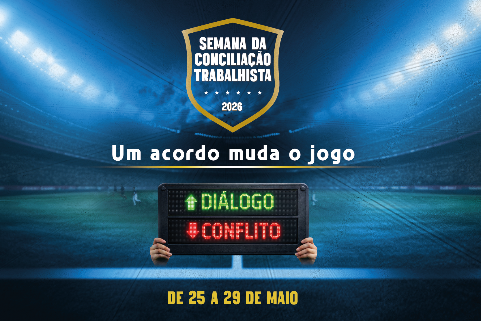 No momento, você está visualizando Com o ministro Caputo Bastos e o tetracampeão Mauro Silva, TRT-15 sedia abertura oficial da Semana Nacional da Conciliação Trabalhista na segunda-feira