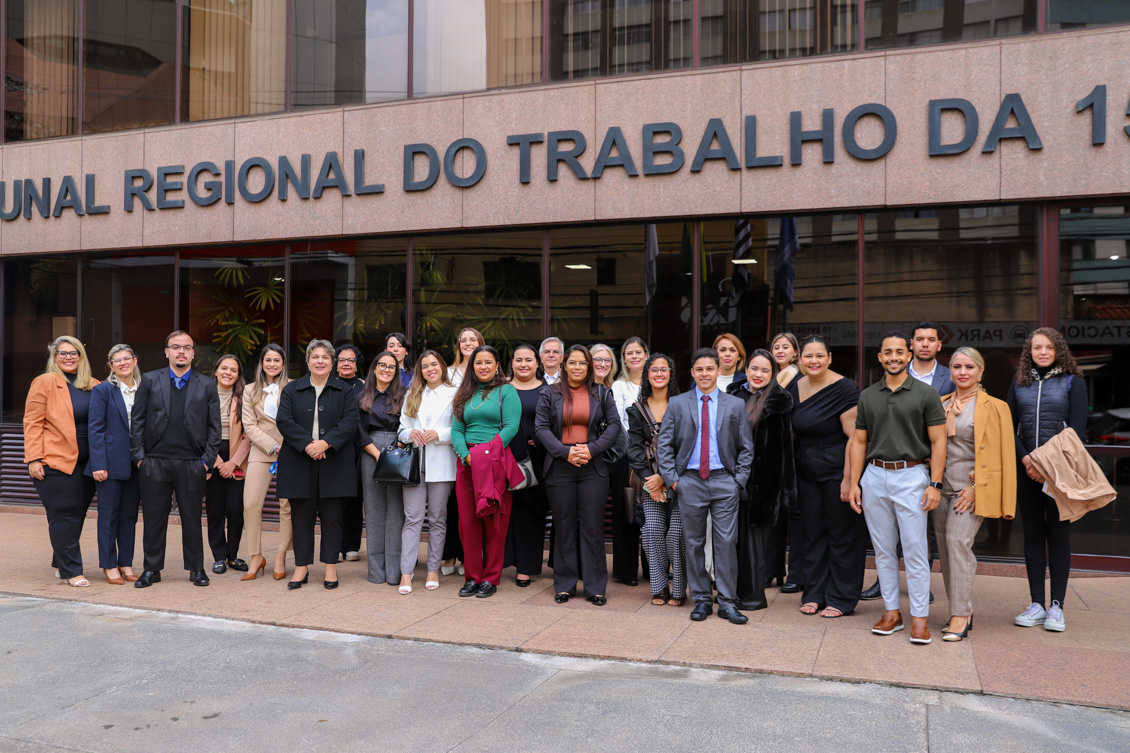No momento, você está visualizando TRT-15 recebe visita de estudantes da Anhanguera, Faceb e Unianchieta
