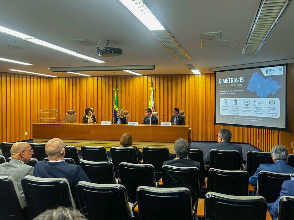 No momento, você está visualizando TRT-15 apresenta projeto de equalização da carga de trabalho durante reunião do Coleprecor