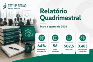 Leia mais sobre o artigo Escola Judicial amplia ações formativas e capacitações no segundo quadrimestre