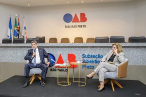 Leia mais sobre o artigo Presidente do TRT-15 participa do “Café com o Ministro” em Ribeirão Preto  A desembargadora Ana Paula Pellegrina Lockmann, presidente do Tribunal Regional do Trabalho da 15ª Região e coordenadora do Núcleo Permanente de Métodos Consensuais de Solução de D