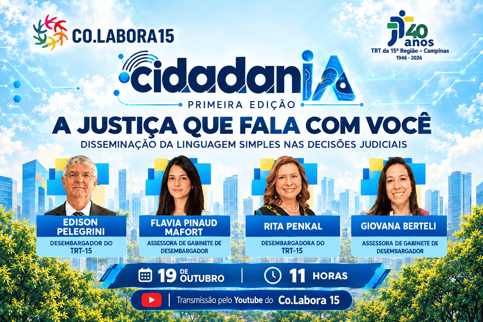 No momento, você está visualizando Co.Labora 15 promove primeira edição do CidadanIA com foco em linguagem simples e inteligência artificial