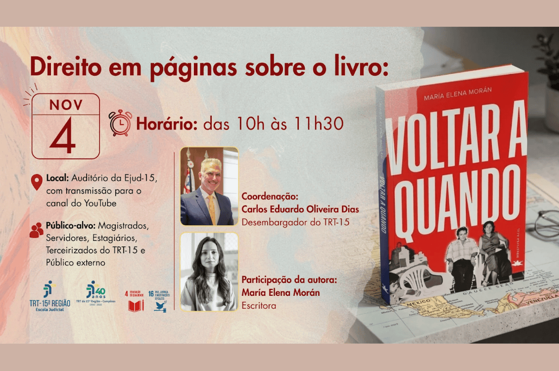 No momento, você está visualizando Livro sobre migração e exílio inspira debate no Direito em Páginas